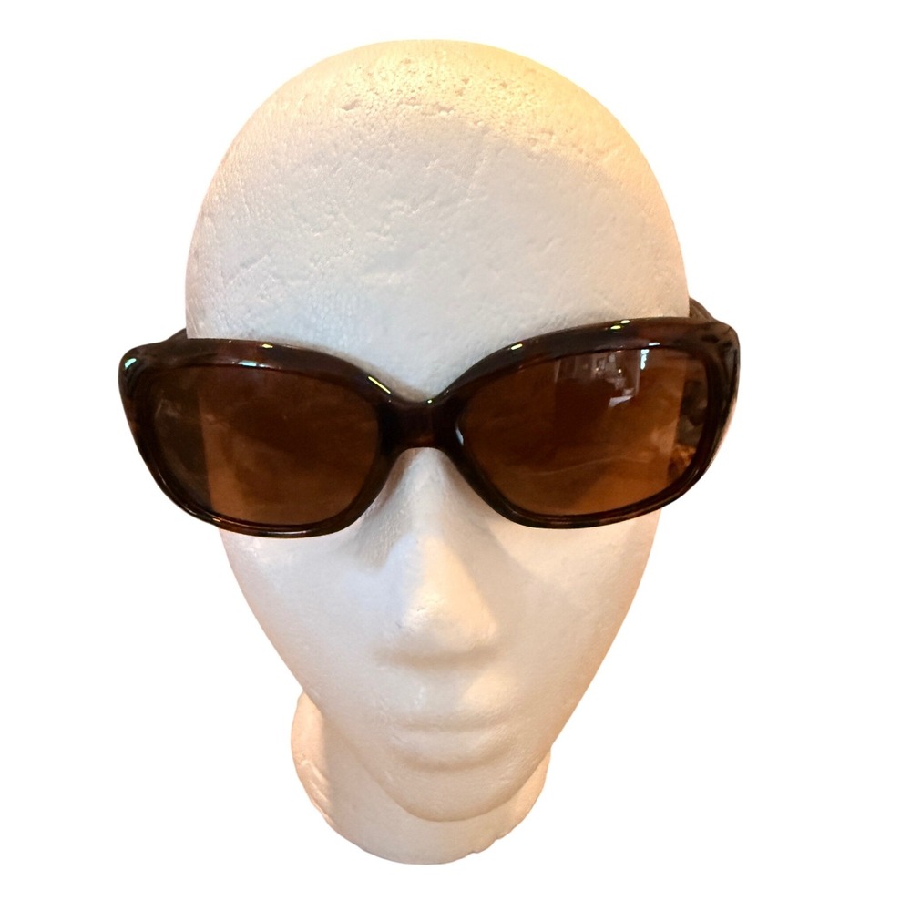 Foster Grant Election Polarized Sunglasses Brown Tortoise Shell Oval Womens